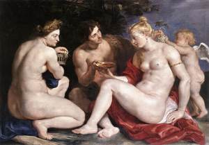 Rubens Venus, Cupid, Bacchus and Ceres (1612-1613)