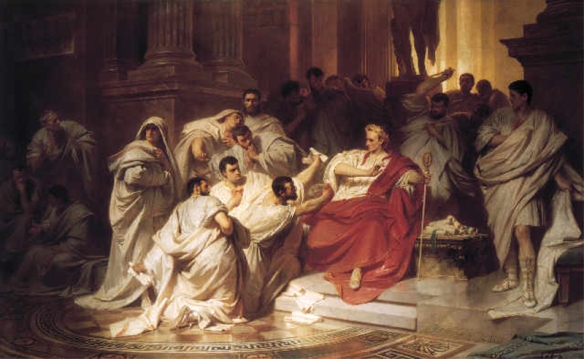 Karl Theodor von Piloty Murder of Caesar 1865